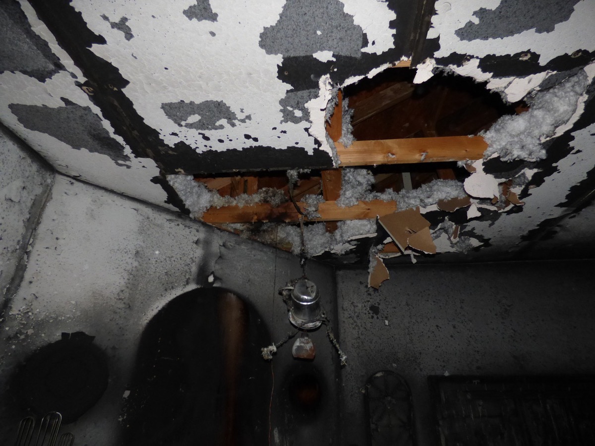 10733 Vista living room damage